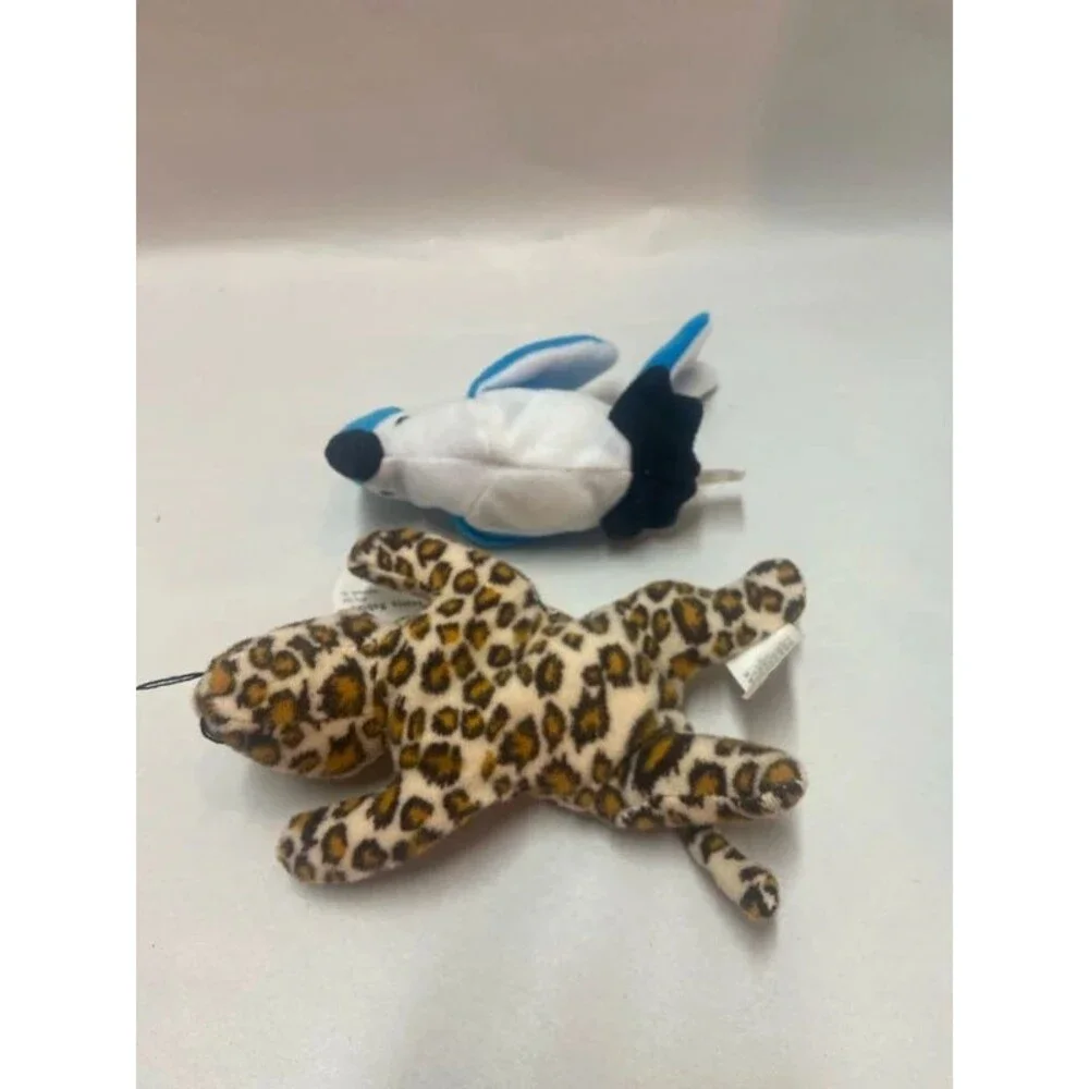 McDonald’s teenie weenie beanie babies leopard and bird